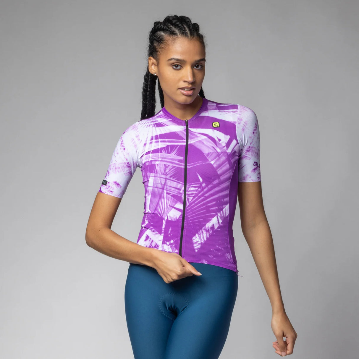 Maglia donna Ale PR-E Palm - Viola - C