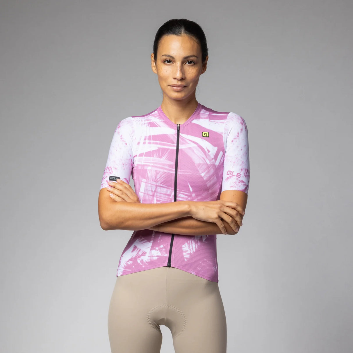 Maglia donna Ale PR-E Palm - Rosa - N