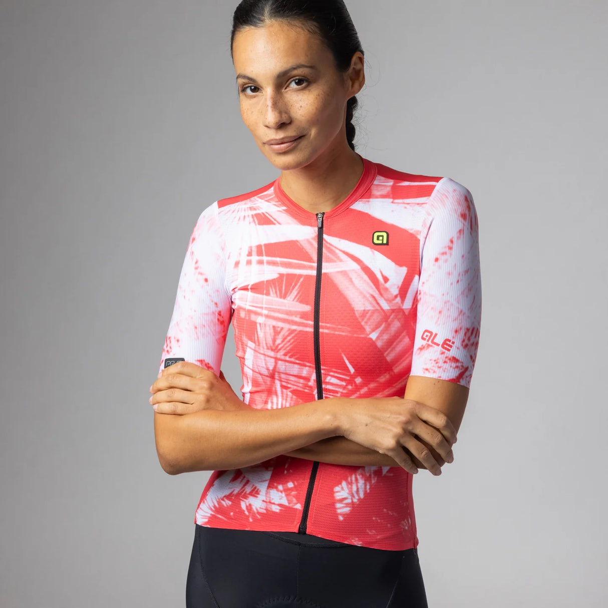 Maglia donna Ale PR-E Palm - Rosso - Q