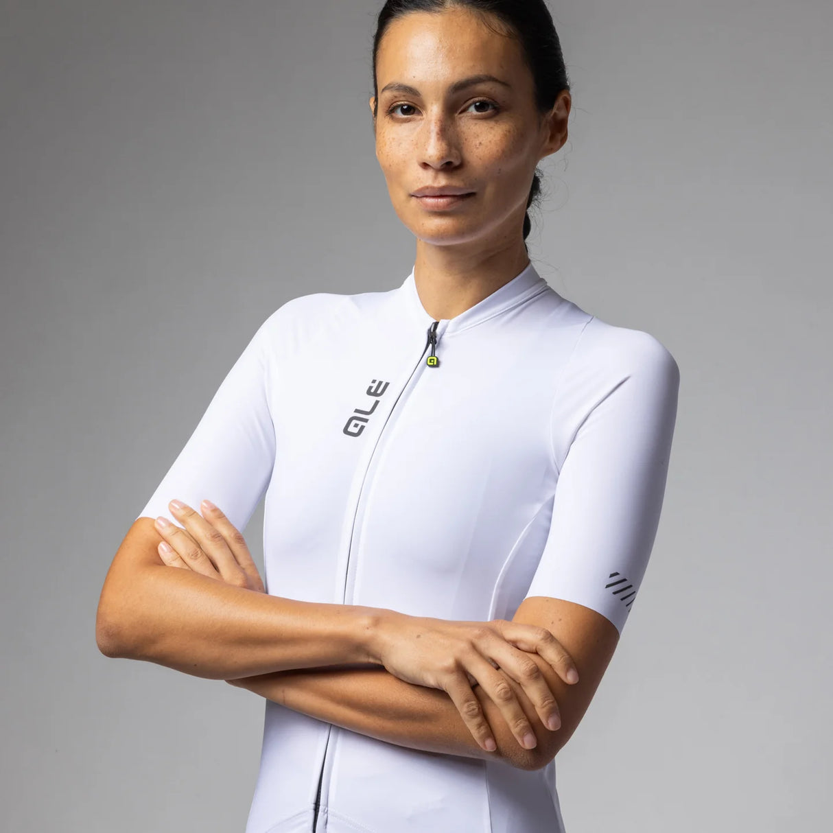 Maglia donna Ale Pragma Color Block - Bianco - L