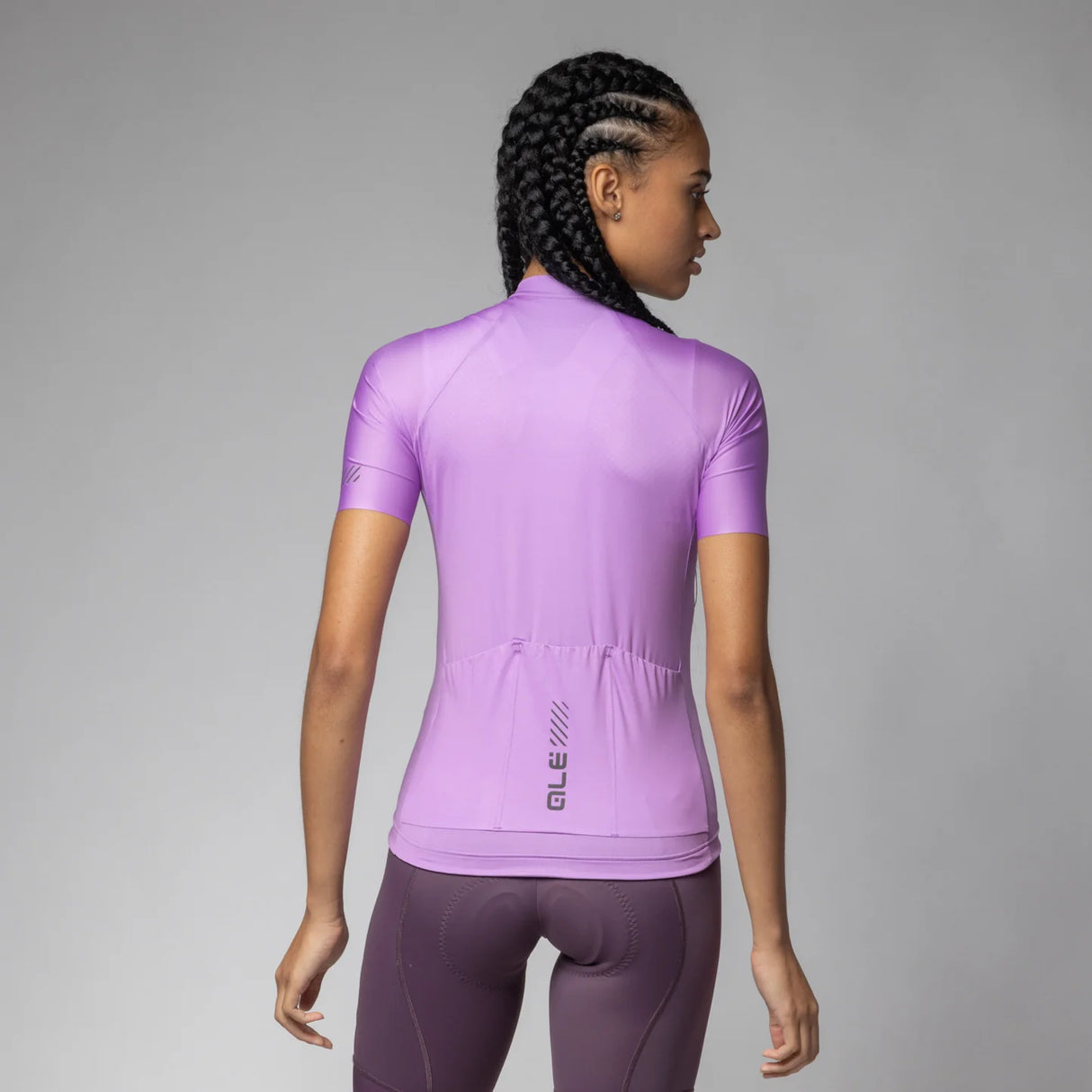 Maglia donna Ale Pragma Color Block - Viola - M