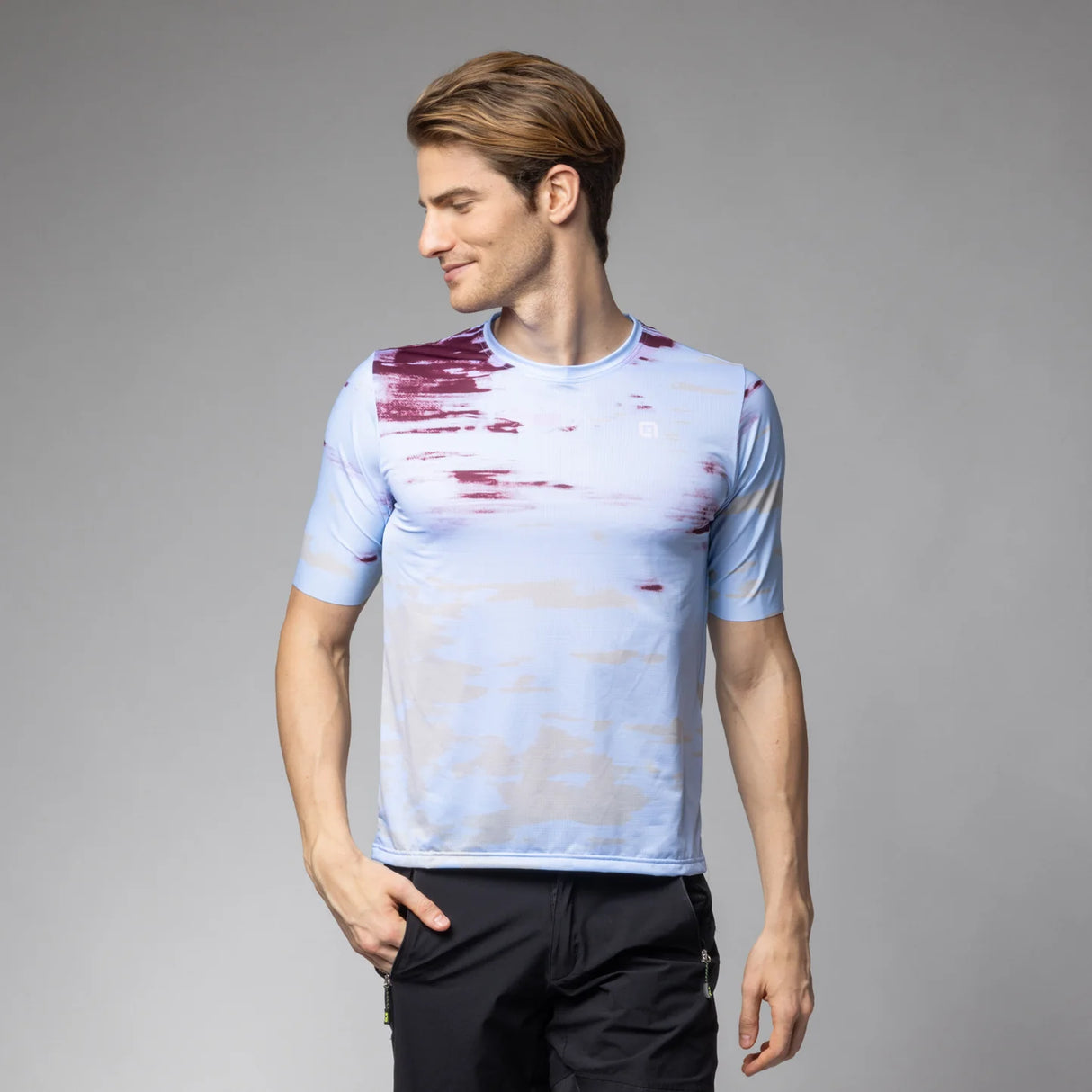 Maglia Ale Off Road Rugged - Azzurro - H