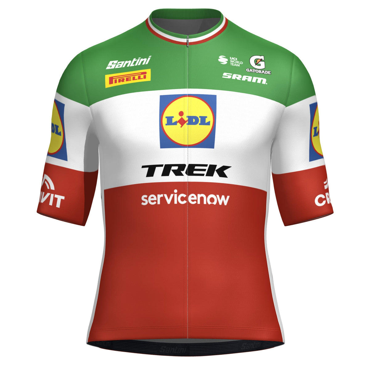 Maglia Santini Lidl Trek Campione Italiano 2026 - Jonathan Milan