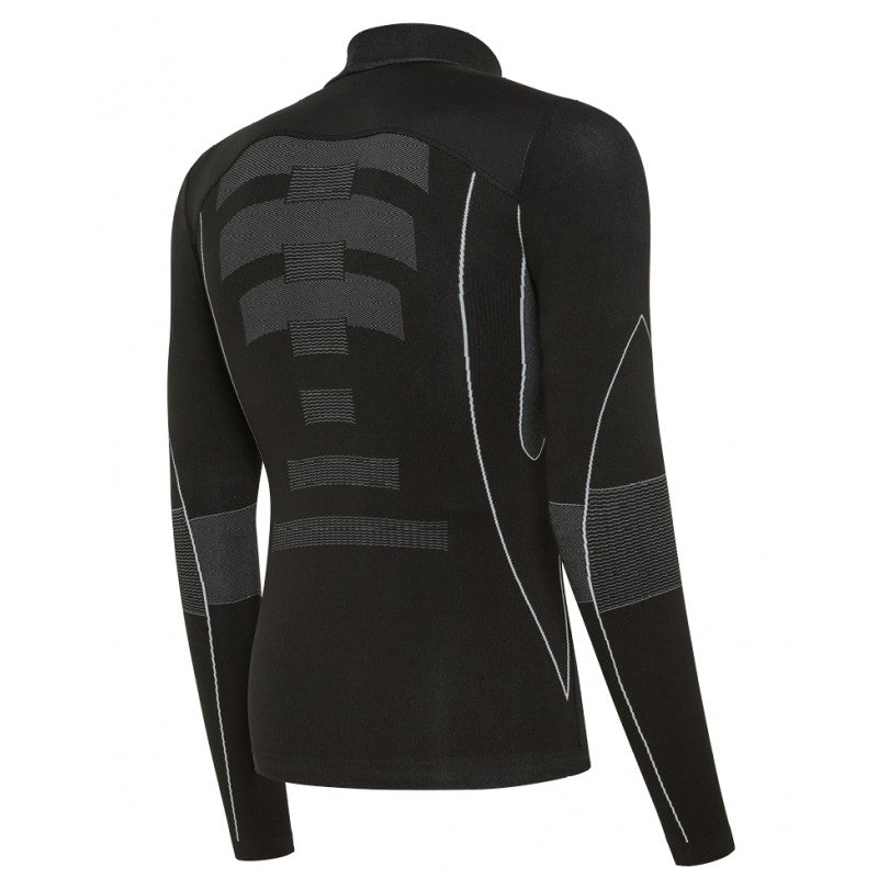 Maglia intima maniche lunghe Biotex Lupetto Wind Seamless - Nero - Q
