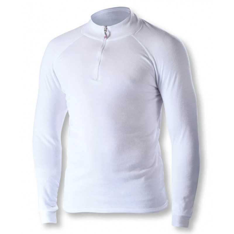 Maglia Intima maniche lunghe Biotex Thermo+ zip - Bianco - P