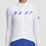 Maap Halftone Thermal Pro women long sleeve jersey - White