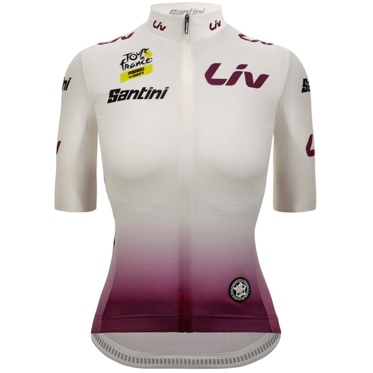 Maglia Santini Bianca donna Tour de France 2024 Fan Line - F