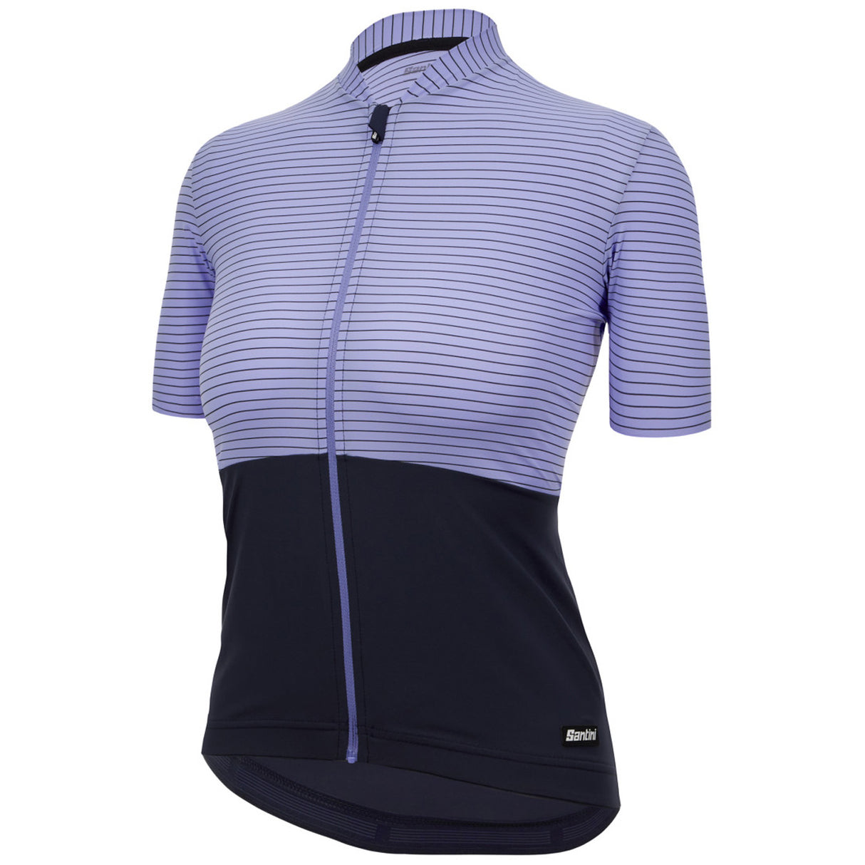 Maglia Donna Santini Color Riga - Viola - F