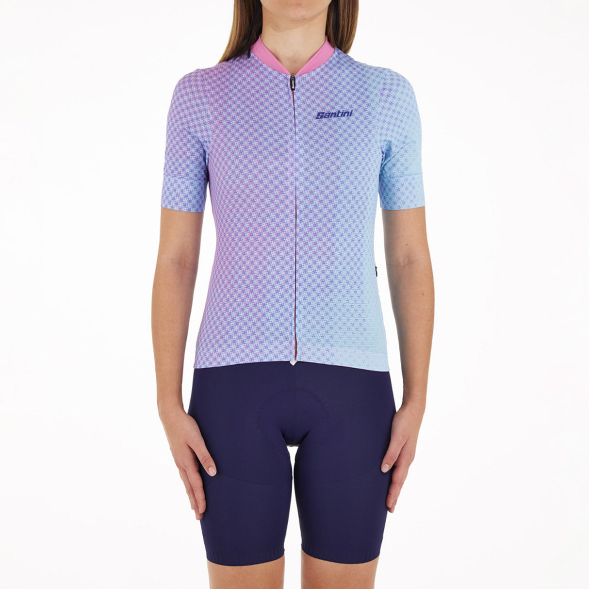 Maglia donna Santini Paws Forma - Azzurro - M