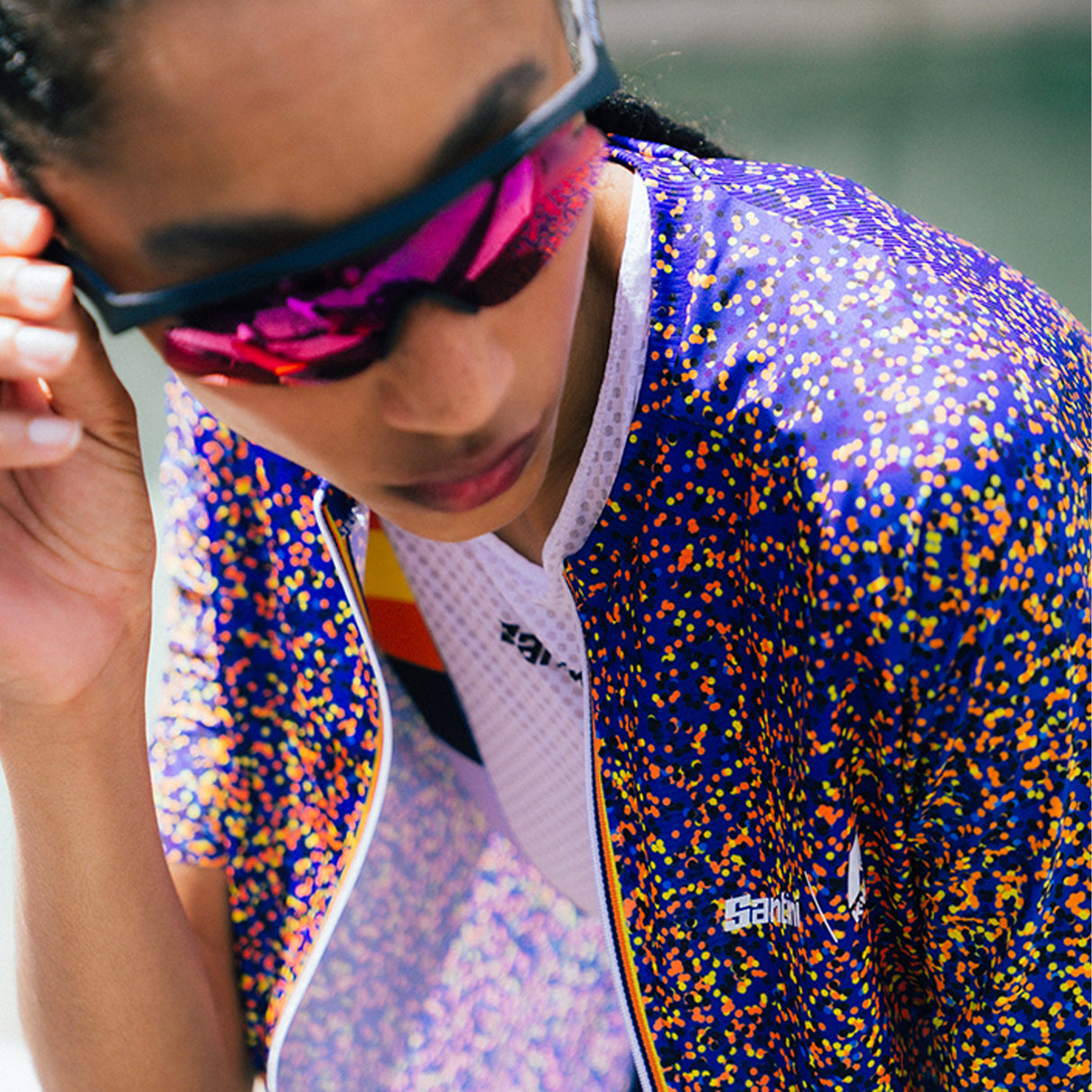 Maglia Point Santini x K-WAY - Blu - M