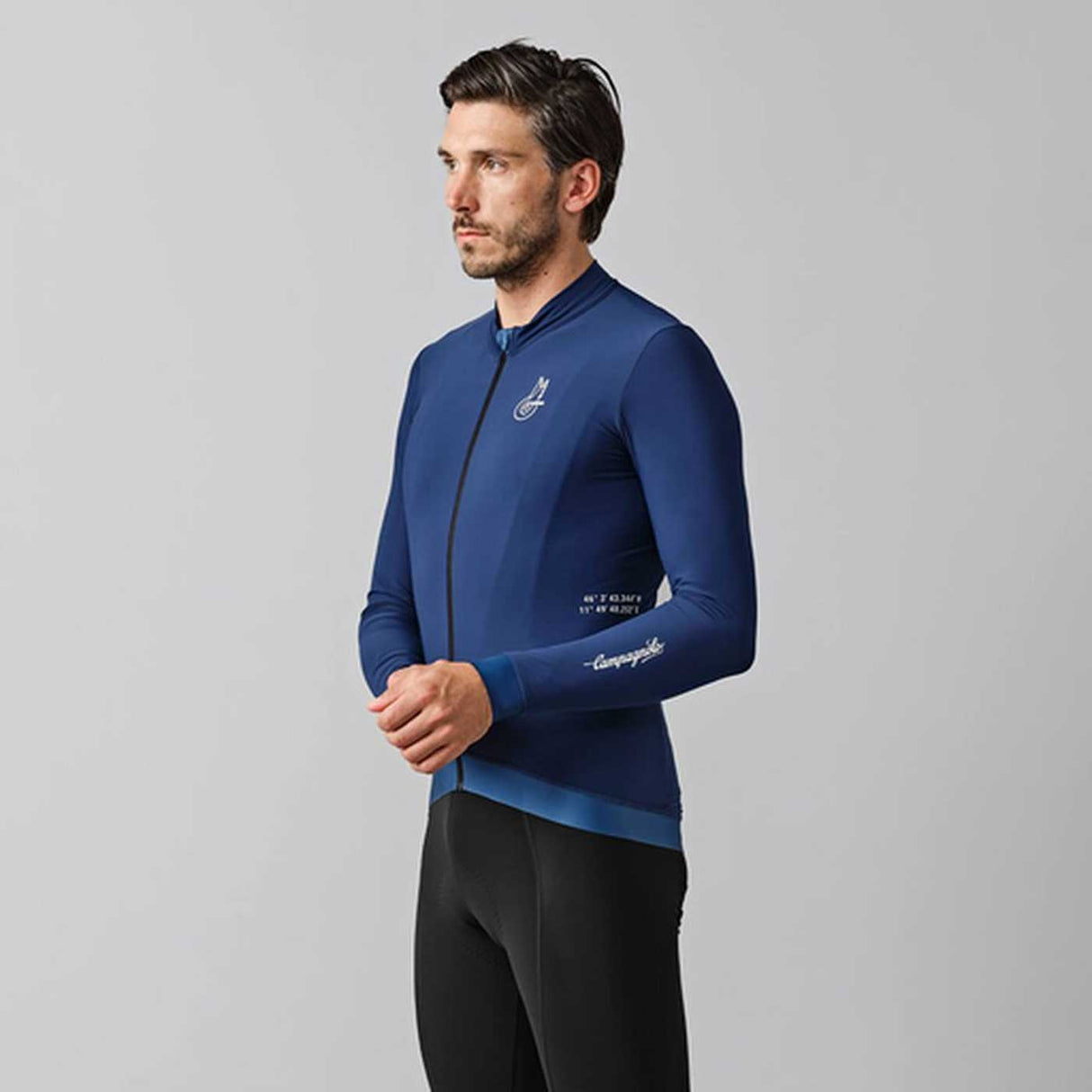 Maglia maniche lunghe Campagnolo Croce D’aune - Blu - M