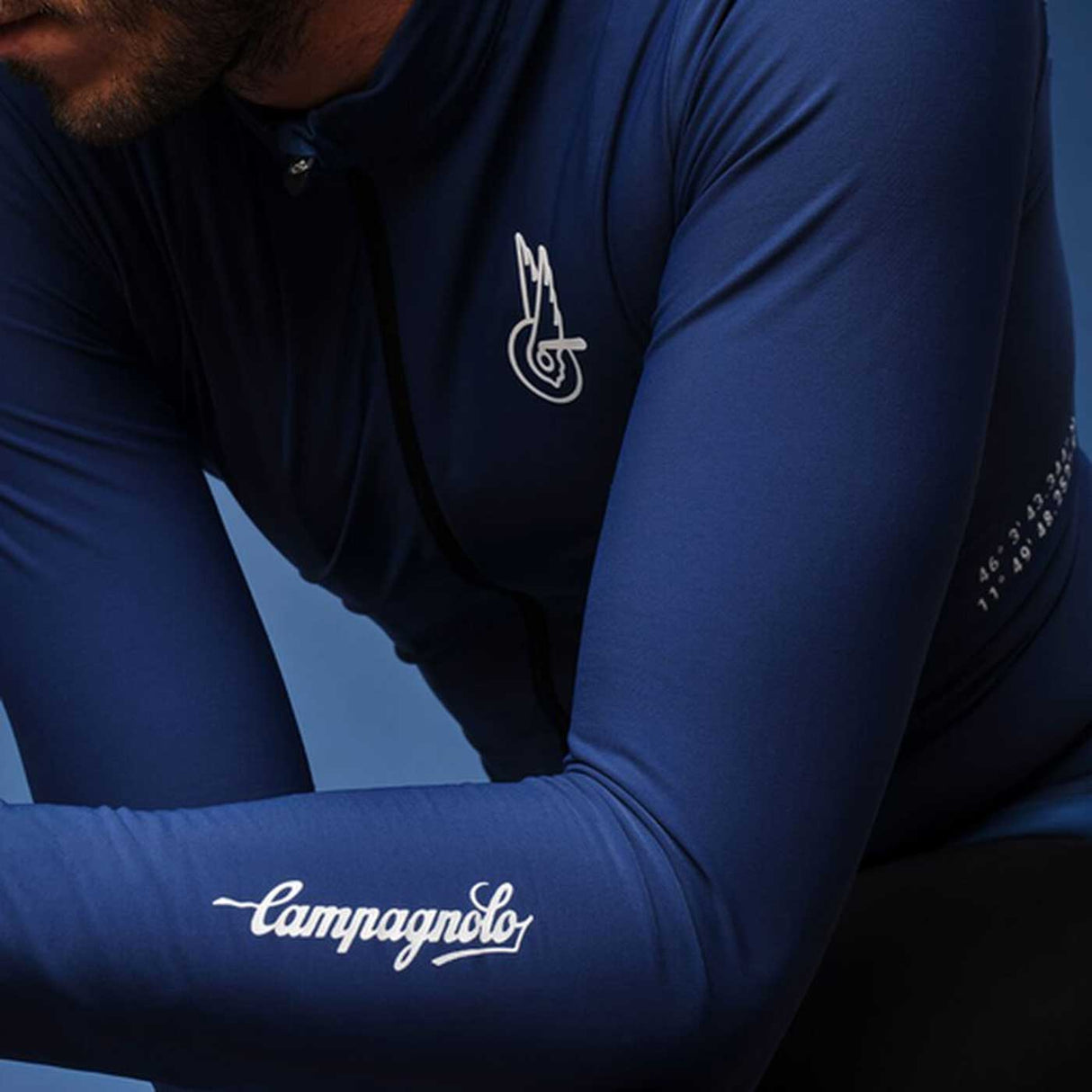 Maglia maniche lunghe Campagnolo Croce D’aune - Blu - I