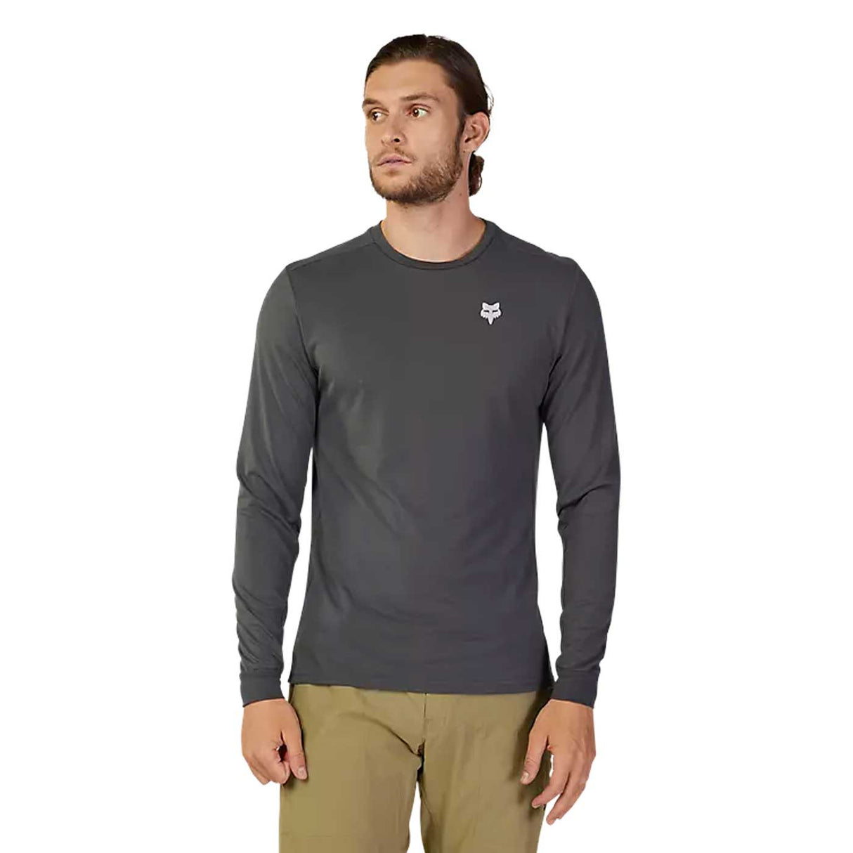 Maglia maniche lunghe Fox Ranger Tred Drirelease - Grigio - L