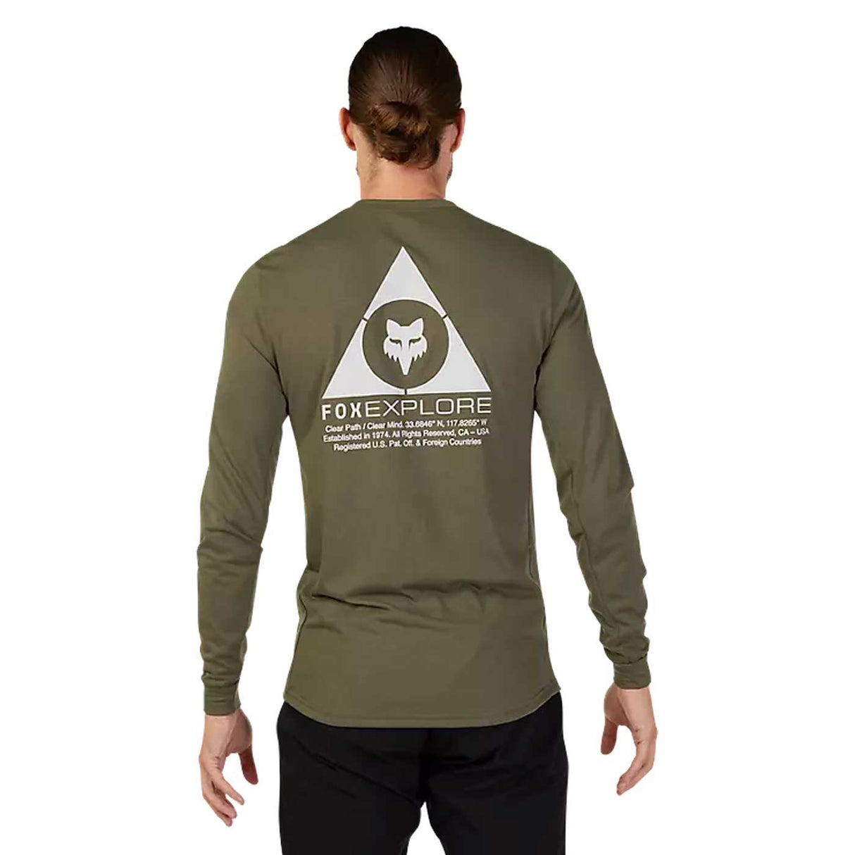 Maglia maniche lunghe Fox Ranger Tred Drirelease - Verde - G
