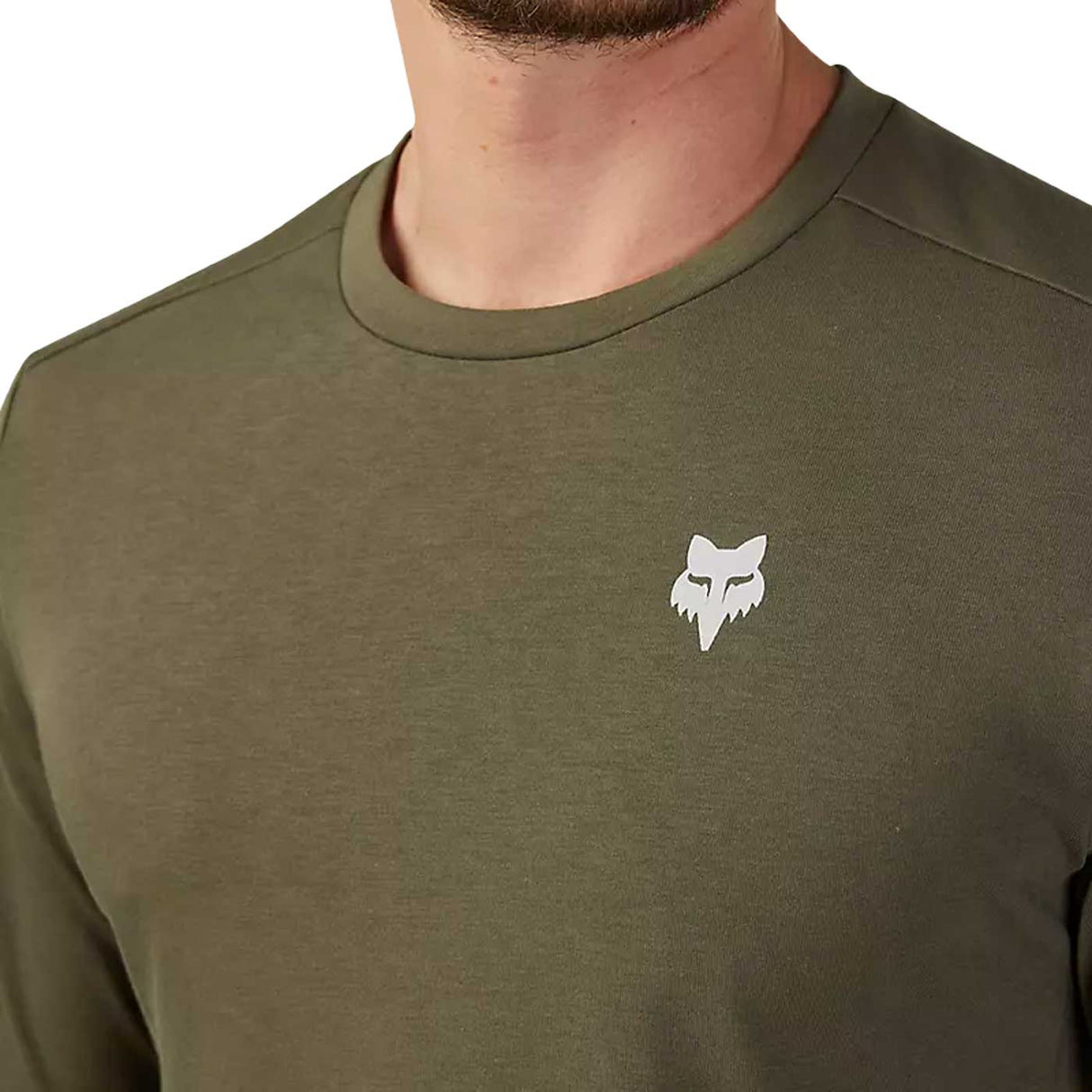 Maglia maniche lunghe Fox Ranger Tred Drirelease - Verde - H