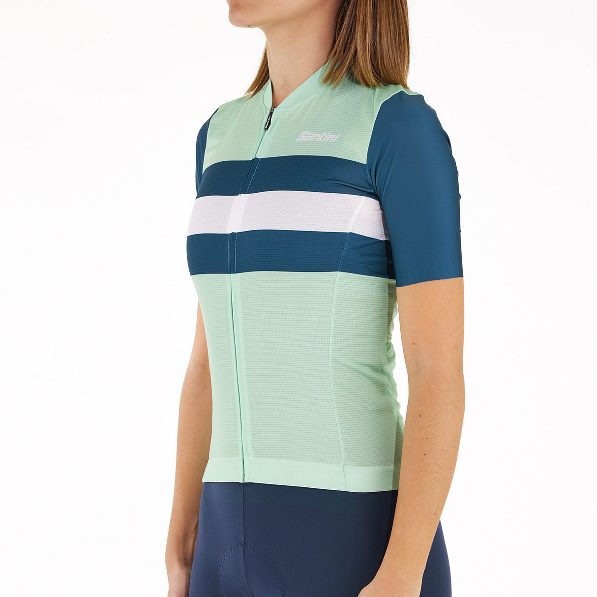 Maglia donna Santini Eco Sleek Bengal - Verde chiaro - F