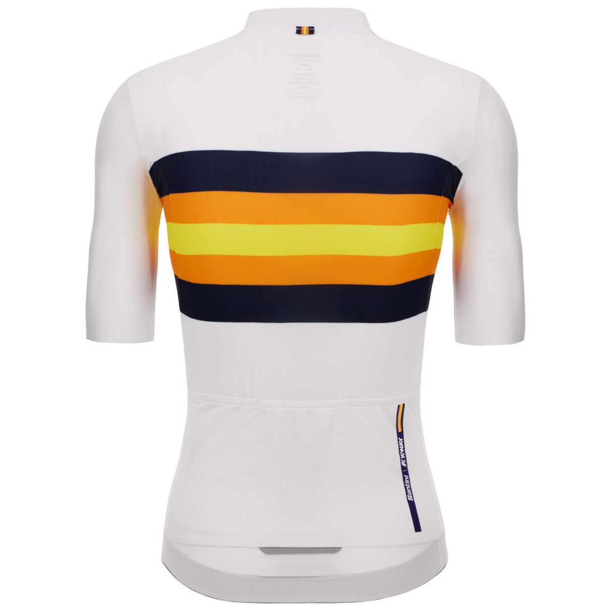 Maglia Le Vrai Santini x K-WAY - Bianco - B