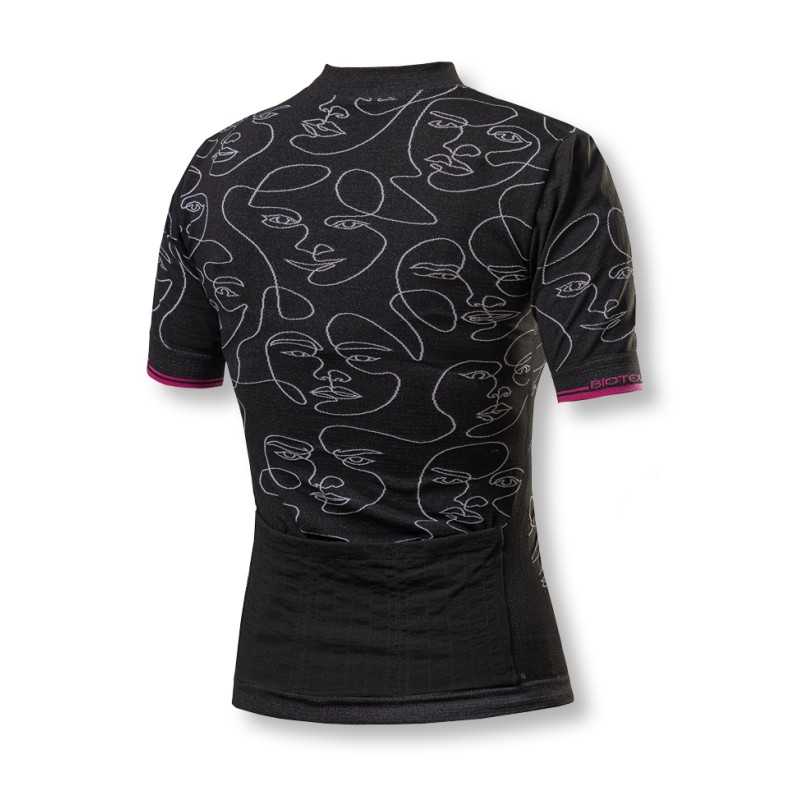 Maglia donna Biotex Visi Soffio - Nero - N