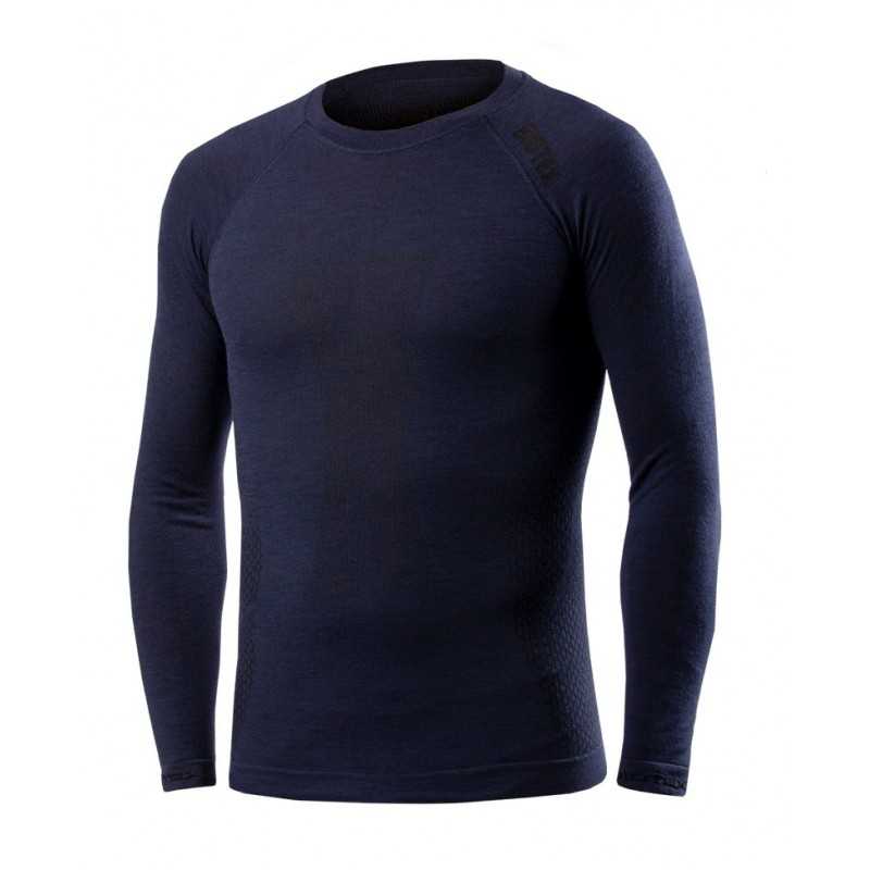 Maglia Intima maniche lunghe Biotex Merino - Blu - I