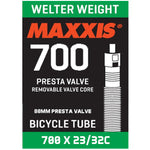 Camera d'aria Maxxis welter weight 700x23/32 - Presta 80 mm