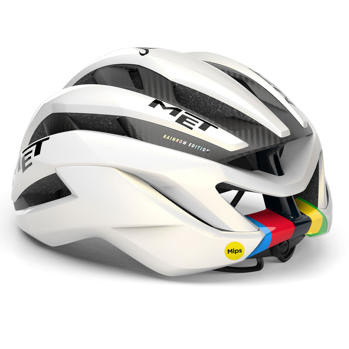 Met Trenta 3K Carbon Mips Tadej Pogacar - Rainbow Limited Edition Helmet