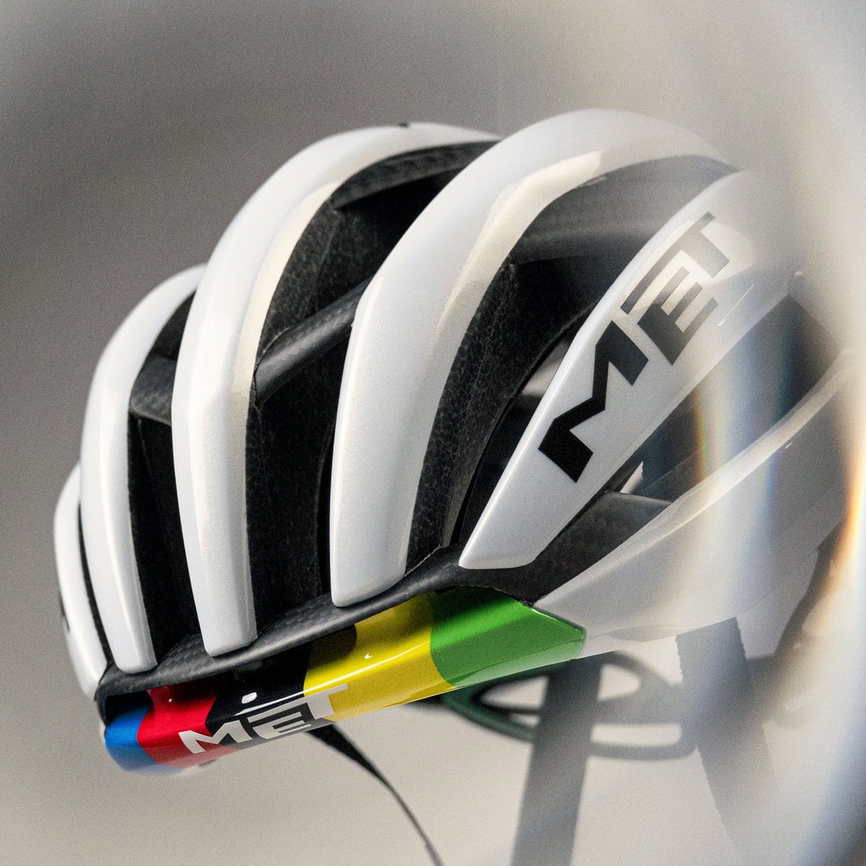 Met Trenta 3K Carbon Mips Tadej Pogacar helmet - Rainbow Limited Edition
