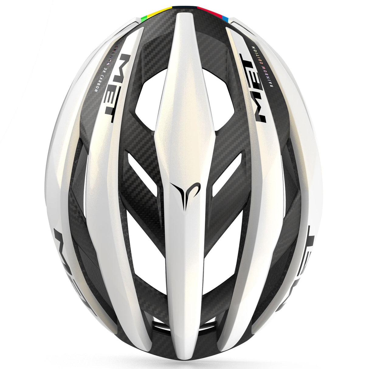 Met Trenta 3K Carbon Mips Tadej Pogacar - Rainbow Limited Edition Helmet