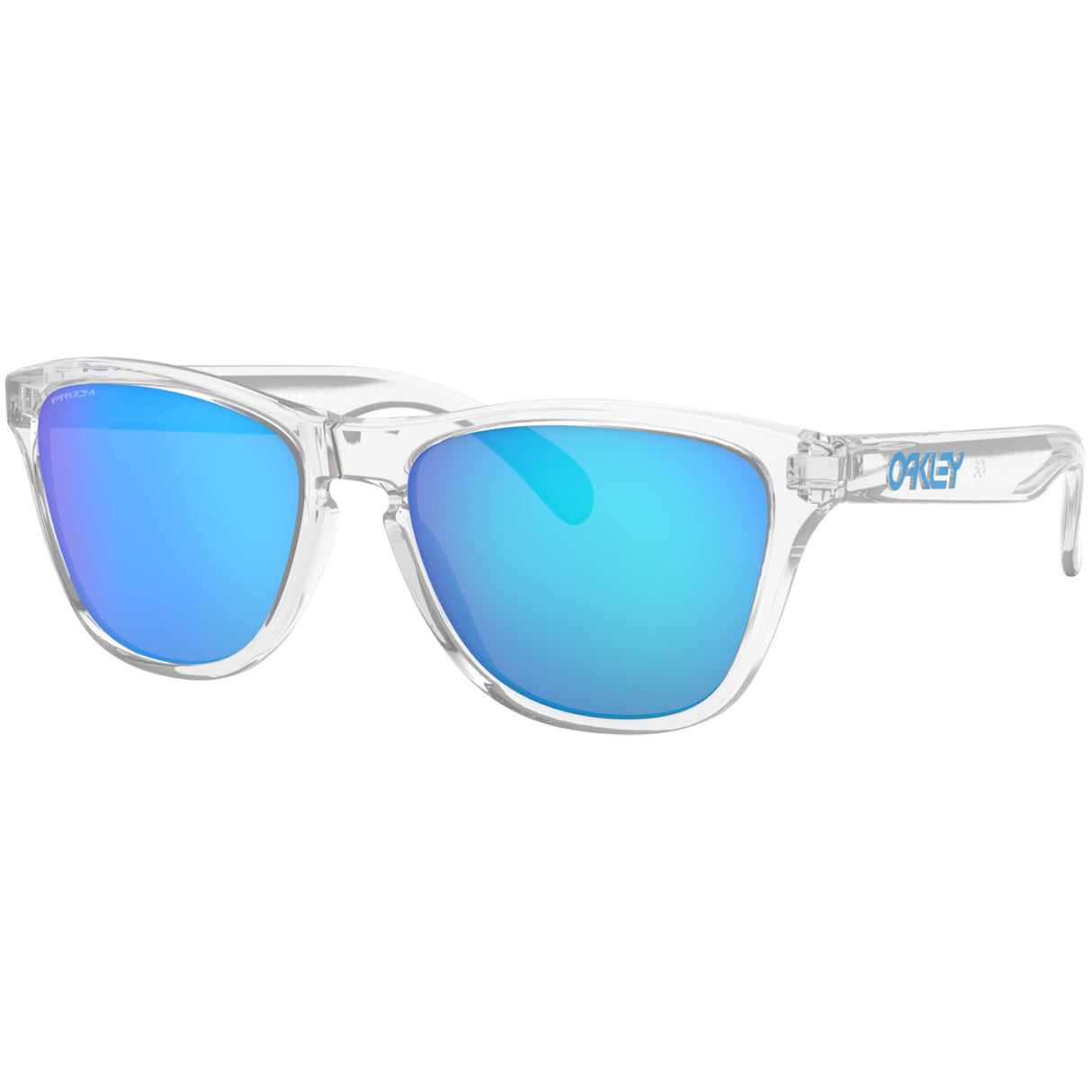 Occhiali Oakley Frogskins XS - Polished Clear Prizm Sapphire - C