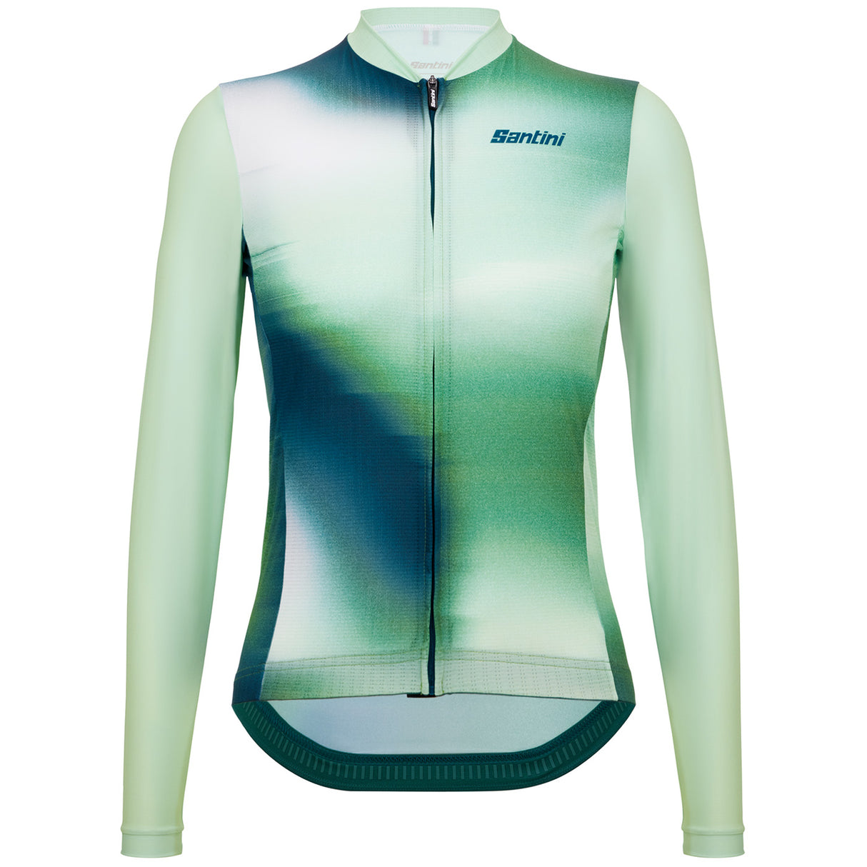 Maglia maniche lunghe Santini Ombra - Verde - L