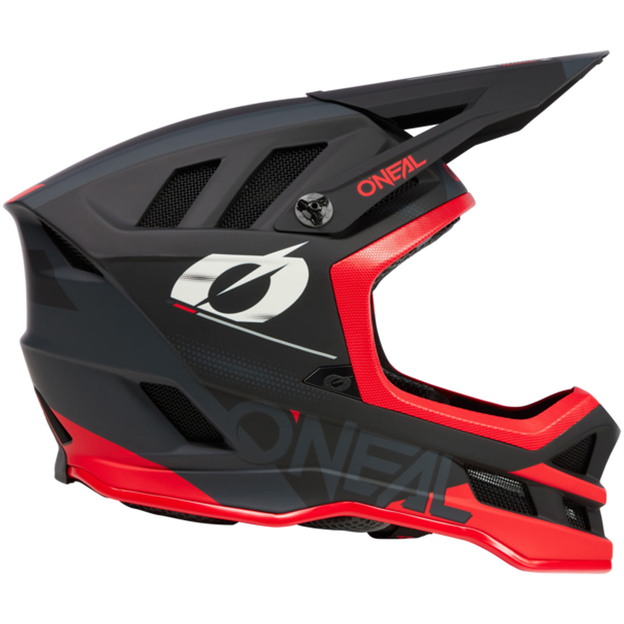 Casco O'neal Blade Polyacrylite Haze - Nero rosso - M