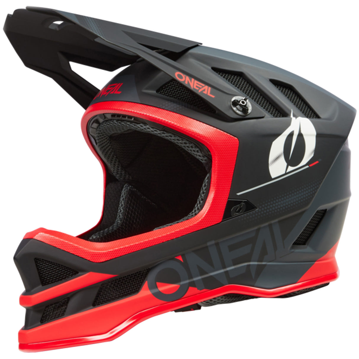 Casco O'neal Blade Polyacrylite Haze - Nero rosso - H