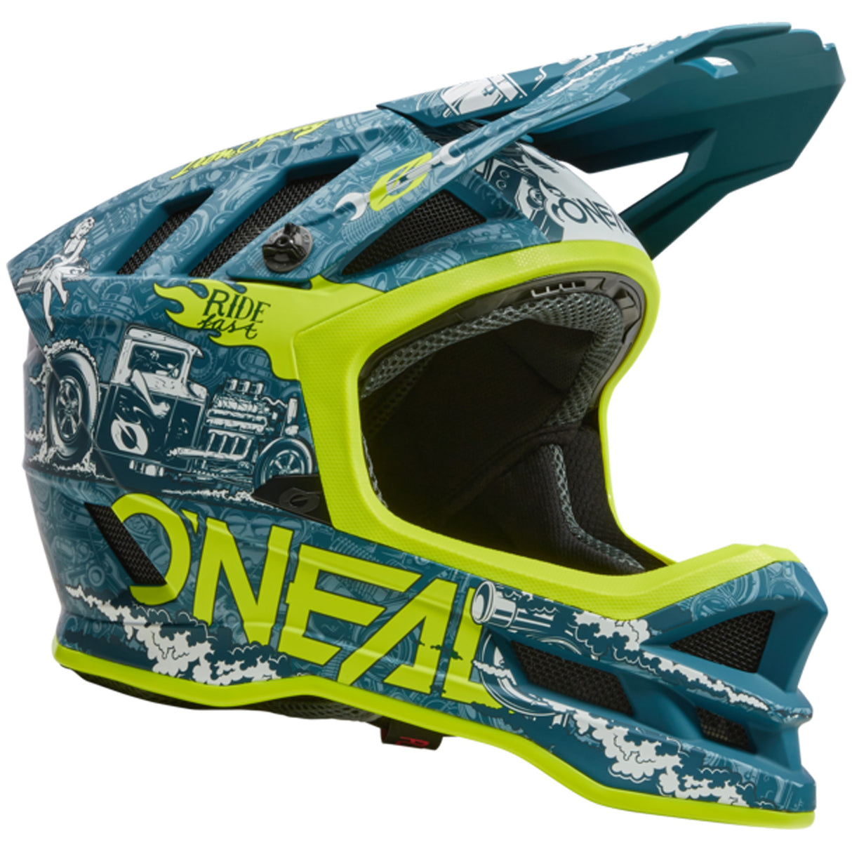 Casco O'neal Blade Polyacrylite HR - Blu verde - G