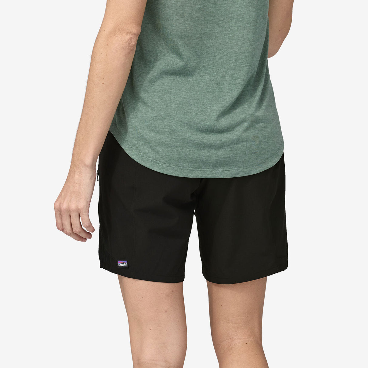 Pantaloncini donna Patagonia Tyrolean Bike - Nero - C