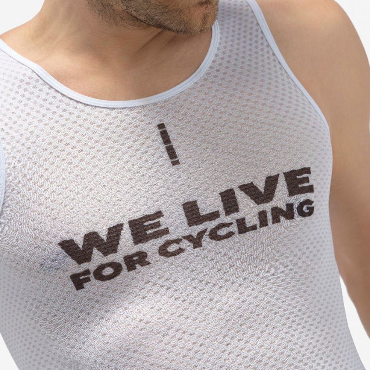 Maglia intima senza maniche Pinarello - Bianco - I