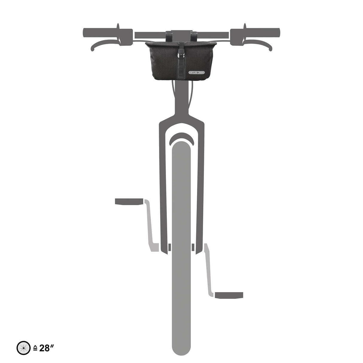 Borsa manubrio Ortlieb Accessory-Pack - Nero - I