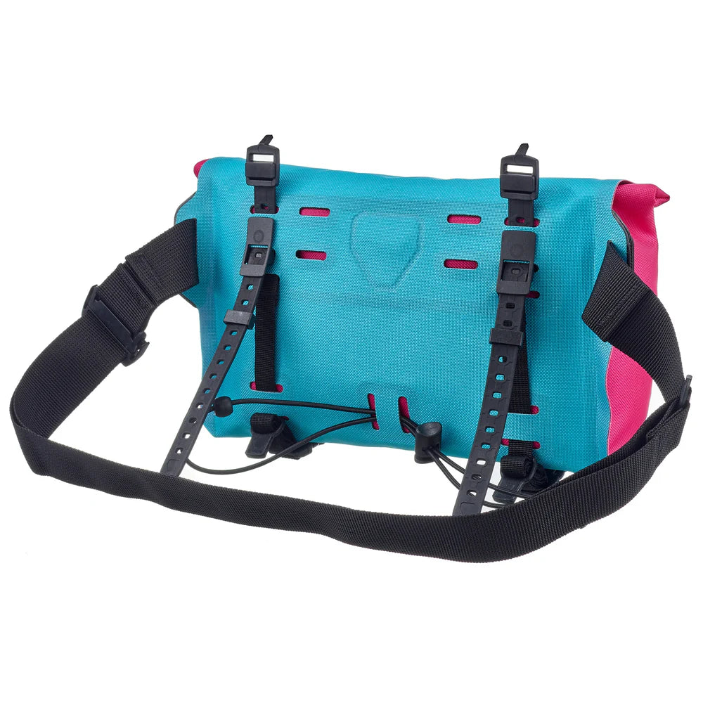 Ortlieb Velo-Sling Cyber Handlebar Bag - Blue pink