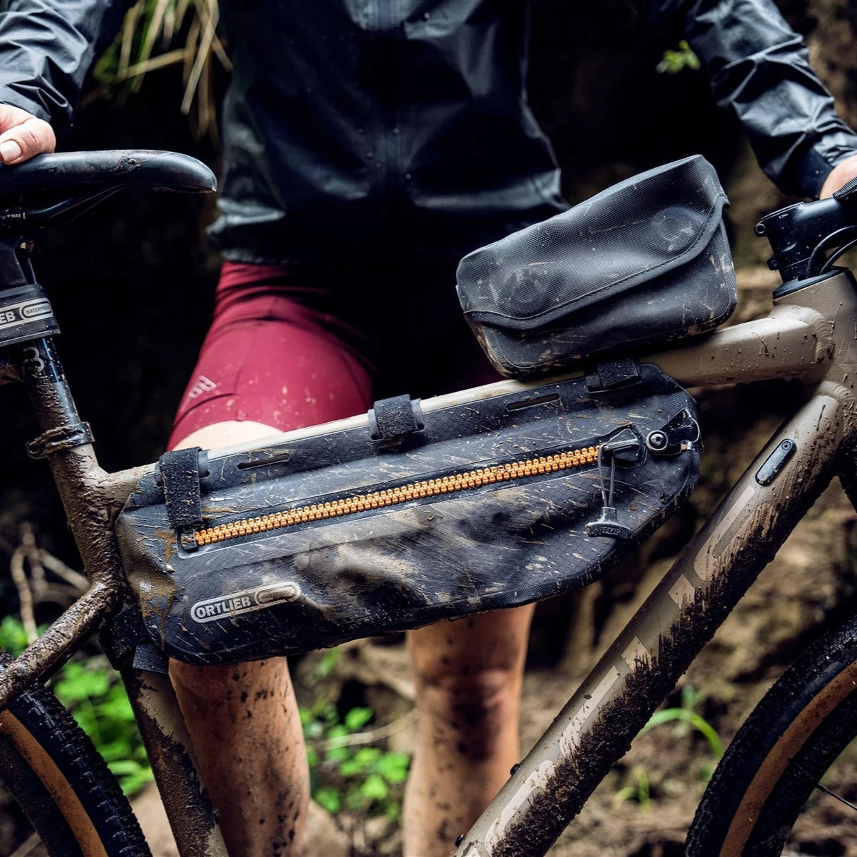 Borsa telaio Ortlieb Frame-Pack Toptube 4L - Nero - A