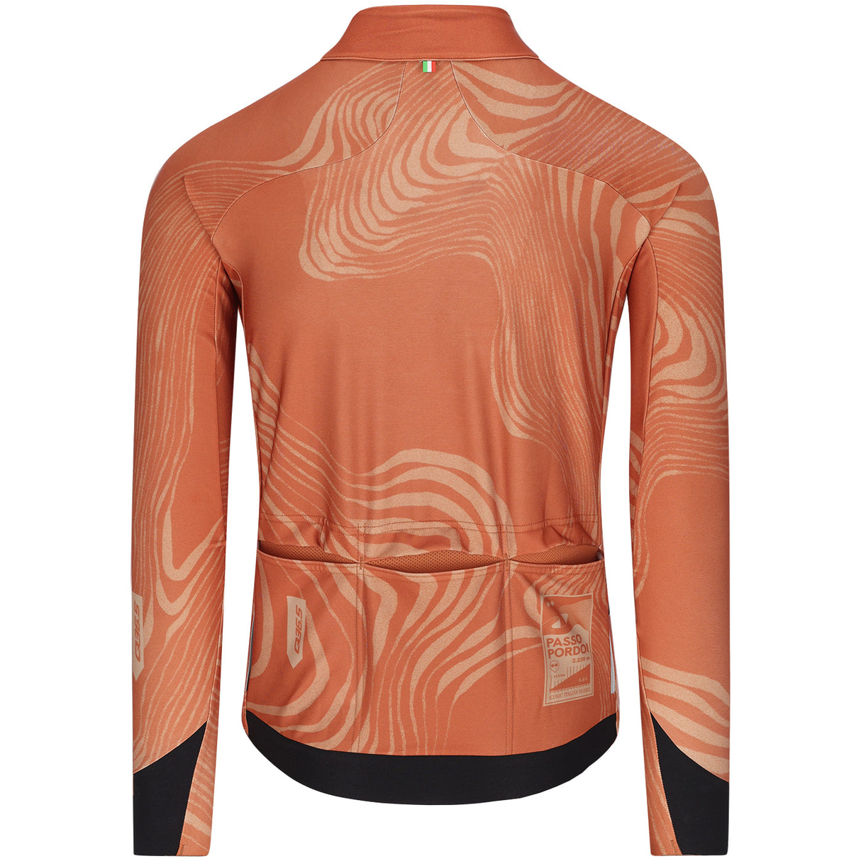 Maglia maniche lunghe Q36.5 Gregarius Hybrid Dolomiti - Rosso - B