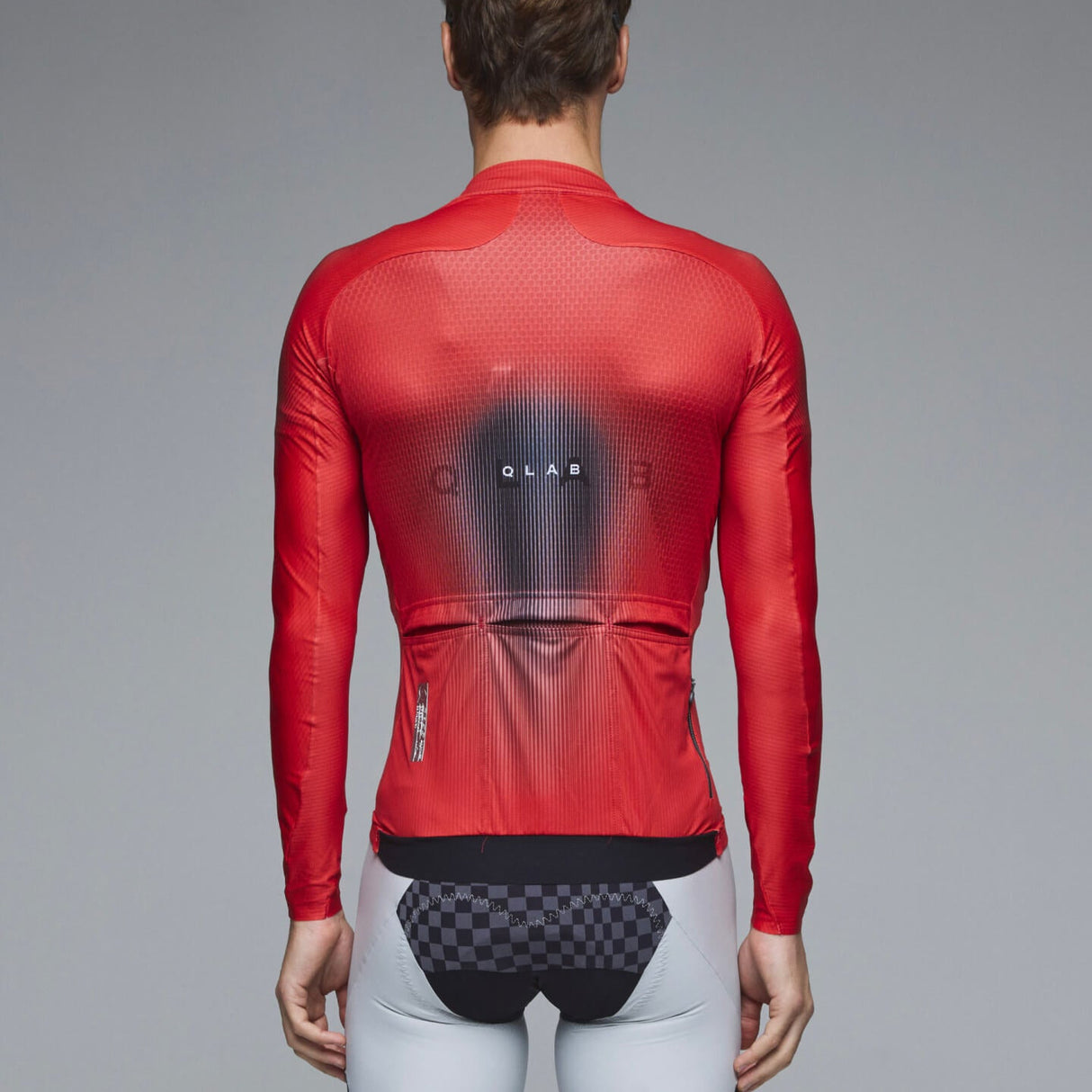 Langarmtrikot Gregarius Hybrid Light QLAB - Rot