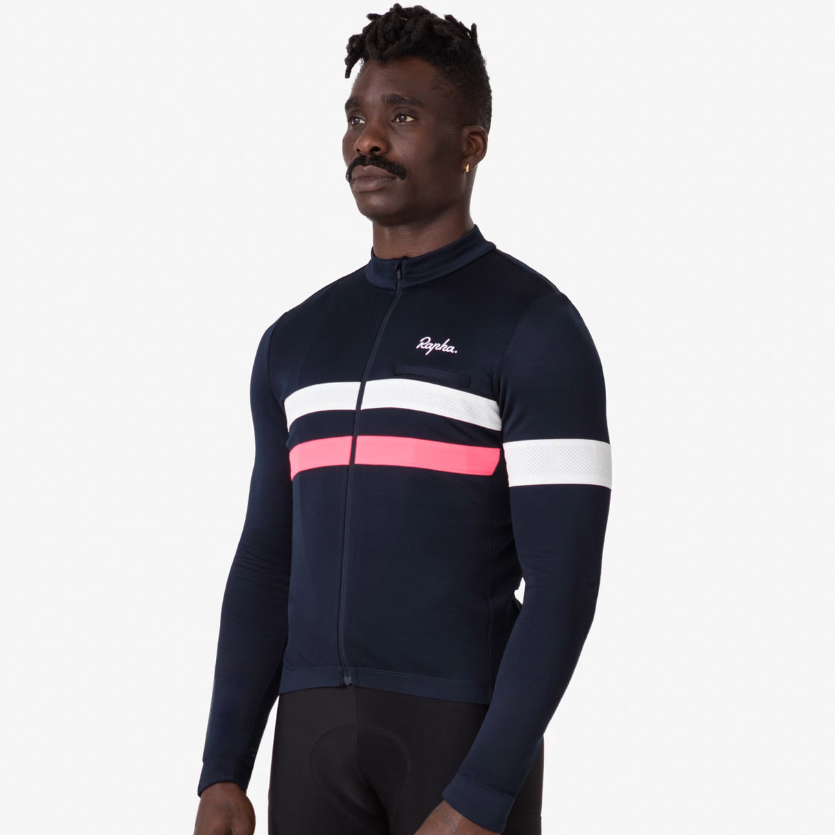 Maglia maniche lunghe Rapha Brevet - Blu - D