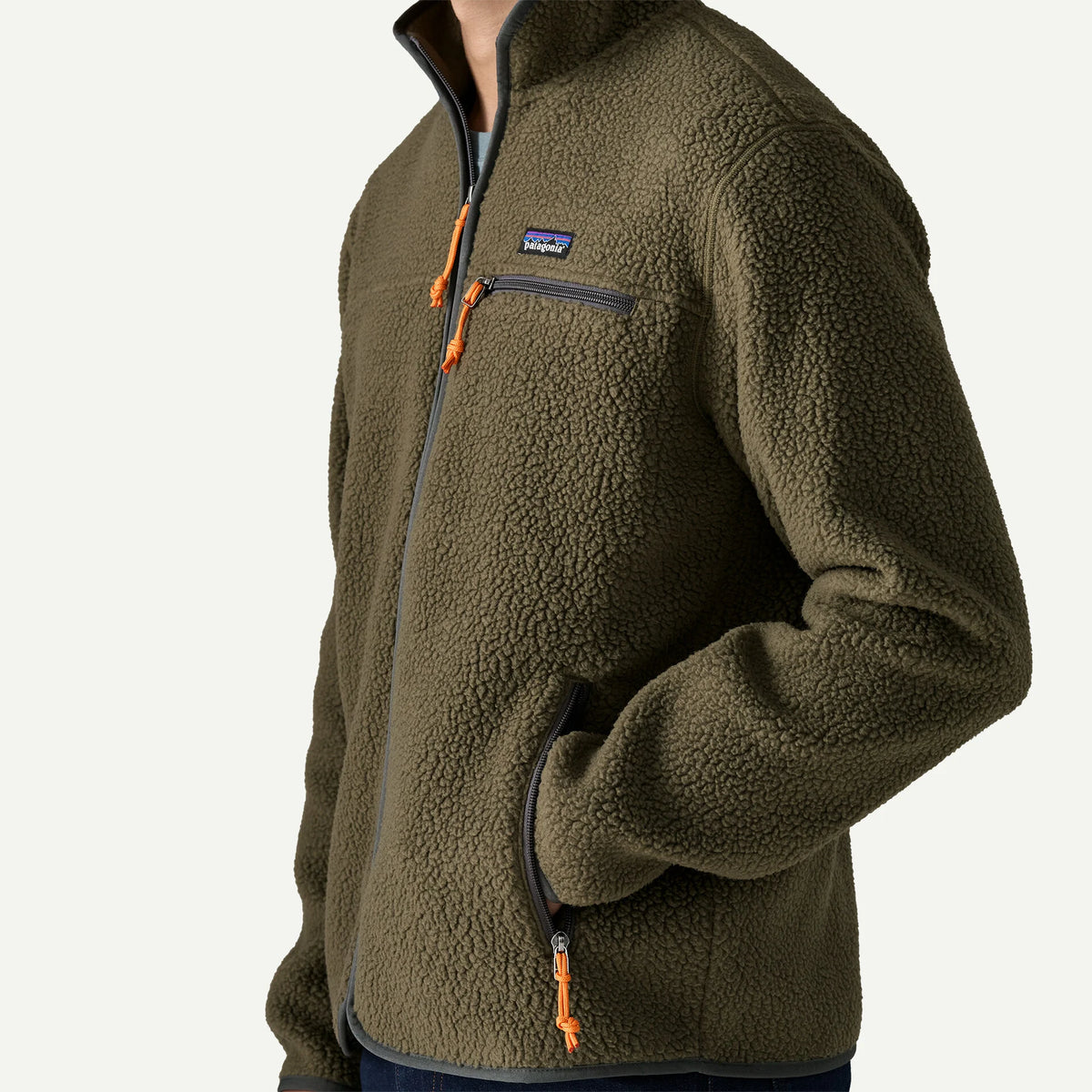 Giacca Patagonia Retro Pile Fleece - Verde scuro