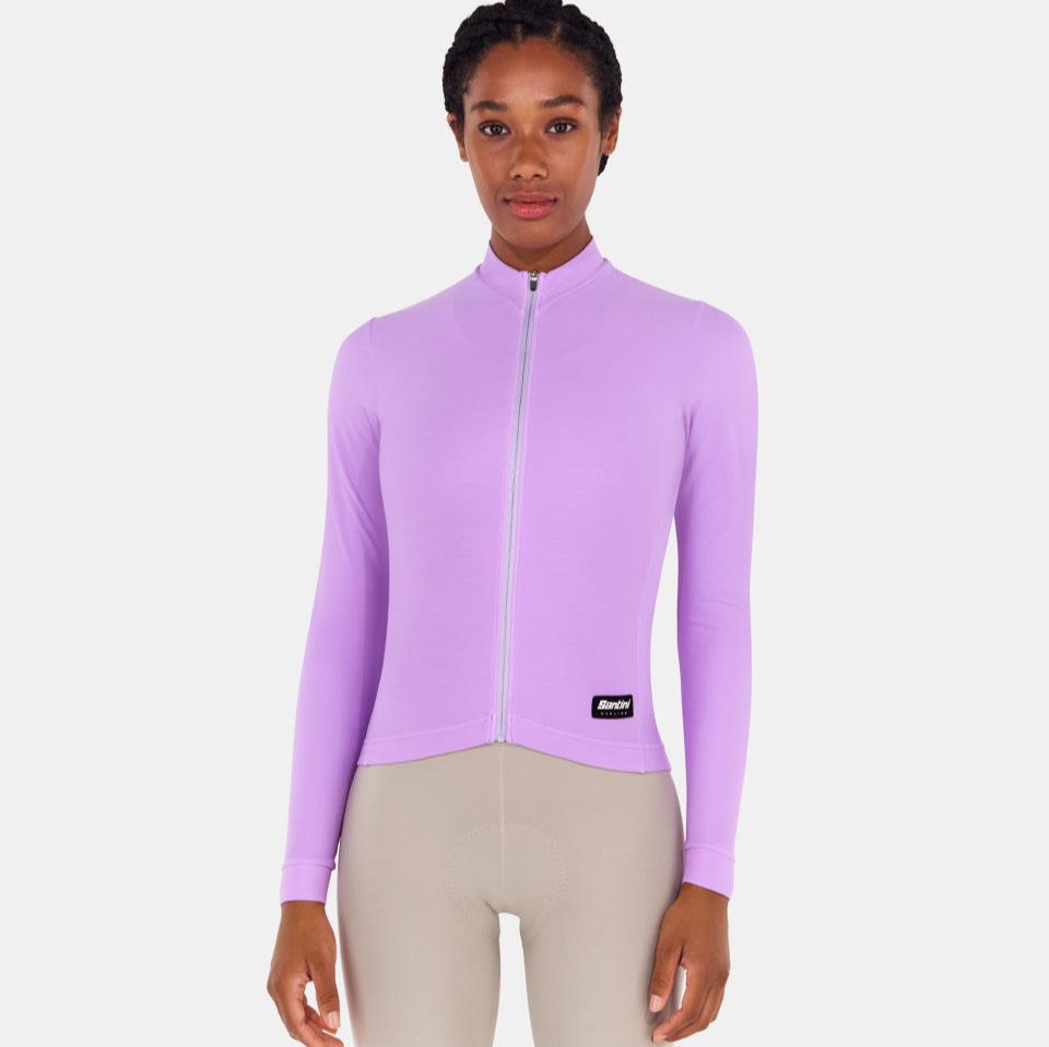 Maglia maniche lunghe Santini RTR - Viola - F