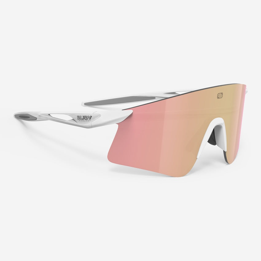 Occhiali Rudy Project Astral X - White Matte Multilaser Rose Gold - L