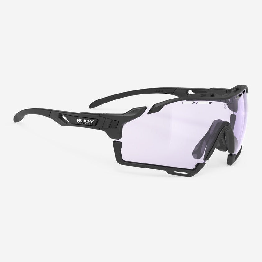 Occhiali Rudy Cutline - Black Matte ImpactX2 Laser Purple - I