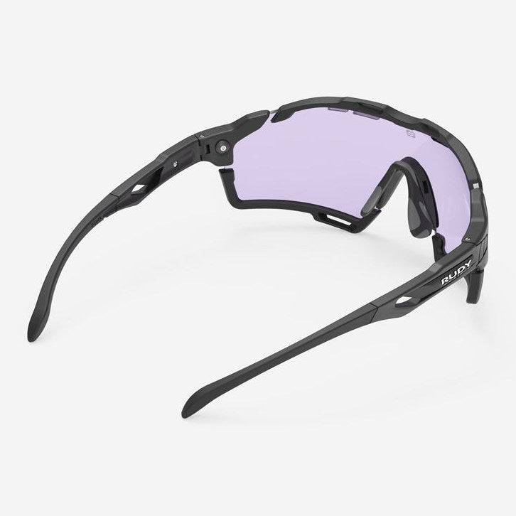 Occhiali Rudy Cutline - Black Matte ImpactX2 Laser Purple - N