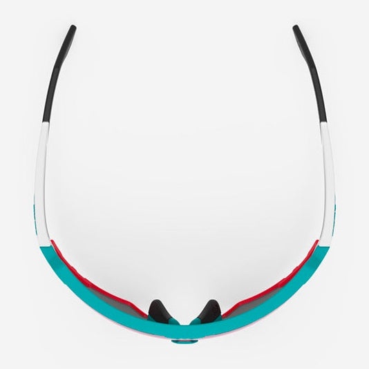 Occhiali Rudy Defender - Emerald White Matte Multilaser Red - L