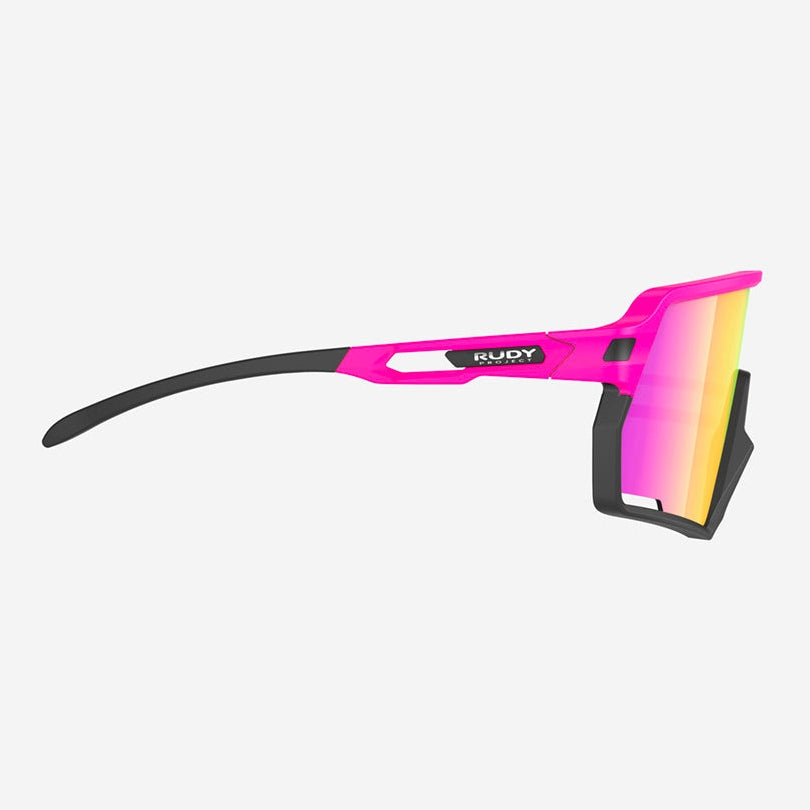 Occhiali Rudy Project Kelion - Pink Fluo Matte Multilaser Sunset - L
