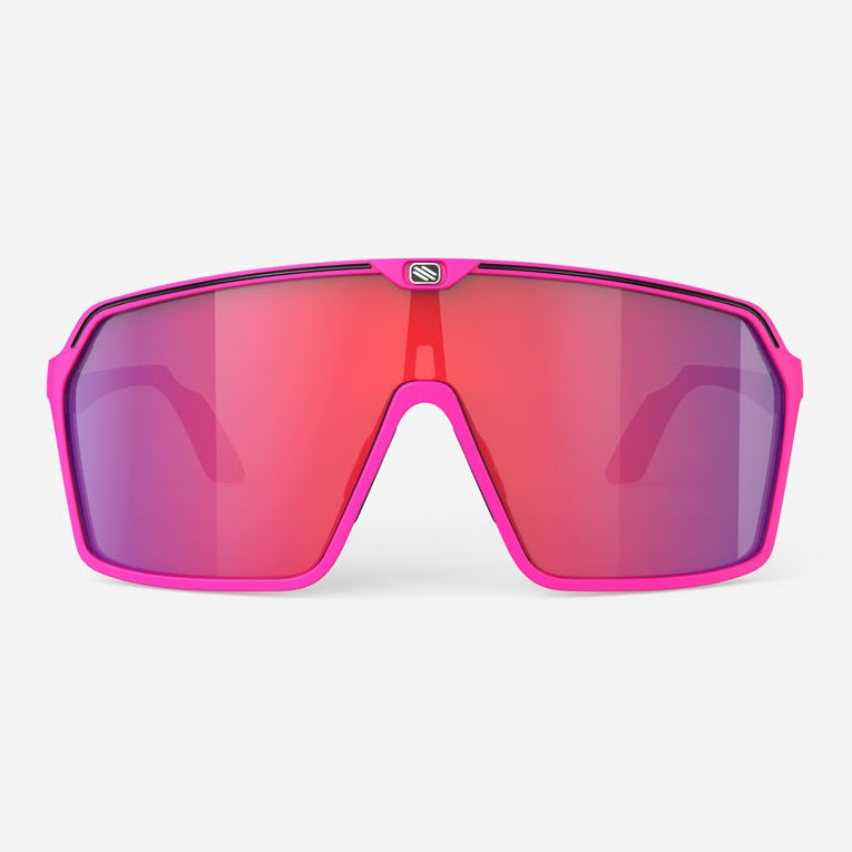 Occhiali Rudy Spinshield - Pink Fluo Black Matte Multilaser Red - Q