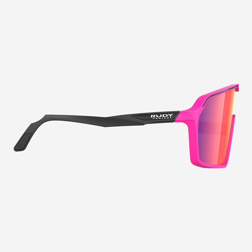 Occhiali Rudy Spinshield - Pink Fluo Black Matte Multilaser Red - B