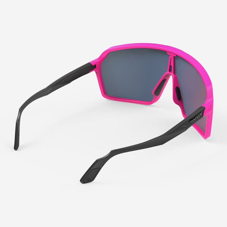 Occhiali Rudy Spinshield - Pink Fluo Black Matte Multilaser Red - C